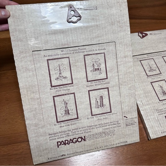 2 Sealed PARAGON Needlecraft Stitching Kits - Picture 8 of 8